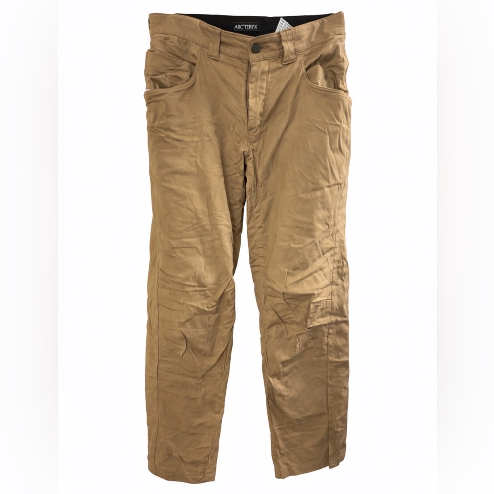 Arc’teryx Rampart Pants Men’s 34 Tan Canvas Hiking Gorpcore